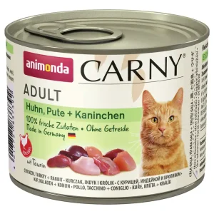 Schneller Versand animonda Carny Adult Huhn/Pute/Kaninchen 200 g